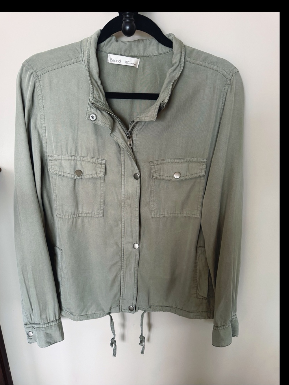 Olive green lightweight jacket